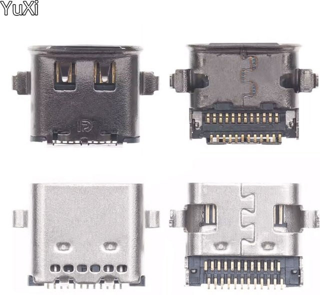 2er-Set Lenovo USB-C Ladeport 24-Pin Buchse für T480 T580 L480 L580 L490 - Bild 1