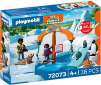 PLAYMOBIL Animals & Friends Zoo Eis-Expedition Konstruktionsspielzeug mit Pinguinen und Robben - Bild 1