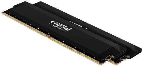 Crucial Pro OC DDR5 RAM Kit 32GB 2 x 16GB 6000MHz 288pin DIMM CL36 Schwarz CP2K16G60C36U5B - Bild 1