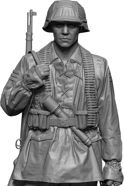 ZKBOZK Soldat, Modellfigur, Militär, 1/35, unmontierter und unbemalter Bausatz - Bild 1