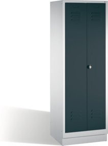 C+P Garderobenschrank Classic in Anthrazitgrau und Lichtgrau, H: 180 cm, B: 61 cm, T: 50 cm - Bild 1