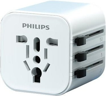 Philips Globaler Reiseadapter in Weiß - Bild 1