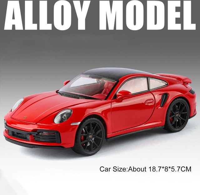 Linyi toy car 911 GT3 RS Automodell, Skala 1:24, mit Musik und Lichteffekten, ab 14 Jahren - Bild 1
