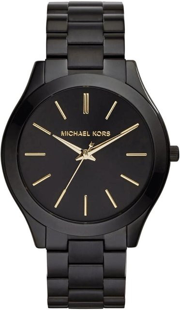 Michael Kors Armbanduhr, Edelstahl, Quarz, Schwarz, 42 mm, Damen - Bild 1