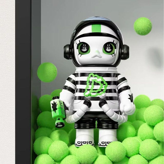 POP MART MEGA SPACE MOLLY 100 % Serie 4 Blind Box Mystery Box mit bunter Sammelfigur als dekorative Desktop-Ornamente - Bild 1