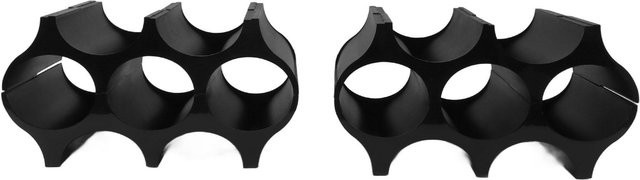 CosyHome Weinflaschenregal Organizer aus ABS in Schwarz für 4 Flaschen - Bild 1