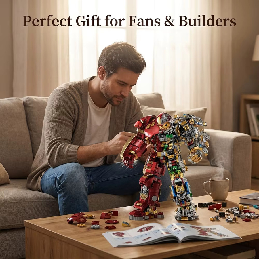 Fondjoy Marvel Superhelden Iron Man Baukasten, 2776 Teile - Bild 2