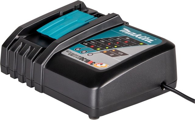 Makita DC18RC Schnellladegerät für Li-Ion Akkus in Schwarz - Bild 4