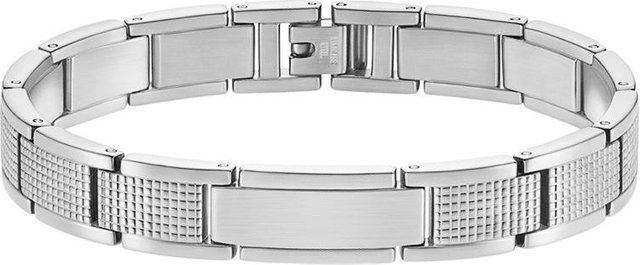 Freedom Fashion Armband, Krokodilmuster, Titanstahl, 18 Karat Vergoldet, Herren - Bild 1