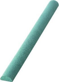 Müller Schleiffeile Silicium-Carbid halbrund in Türkis, Körnung mittel, B: 10 mm, L: 100 mm - Bild 1