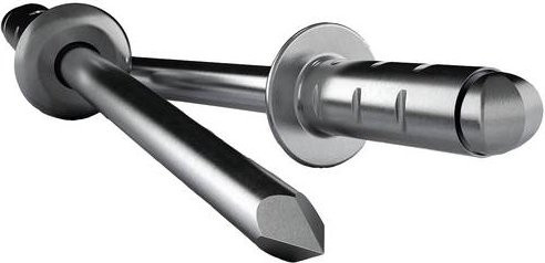 Gesipa Blindniete aus Stahl und Aluminium in Silber, Durchmesser: 3,2 mm, Länge: 11 mm, 1000 Stück - Bild 1