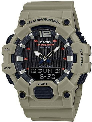 Casio Armbanduhr, Quarz, Kunststoff, Schwarz, Herren - Bild 1