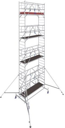 Krause Rollgerüst Fahrgerüst aus Aluminium in Silber, B: 75,0 cm, T: 250,0 cm, H: 940,0 cm - Bild 1