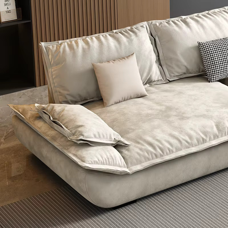 DUTRIEUX Modernes Wohnzimmersofa in Weiß mit Polsterung und Sitzkissen - Bild 3