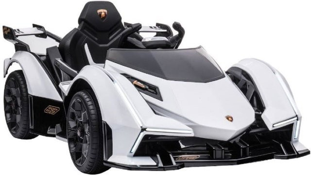Es-Toys Lamborghini V12 Vision Gran Turismo Elektroauto weiß ab 3 Jahren - Bild 1