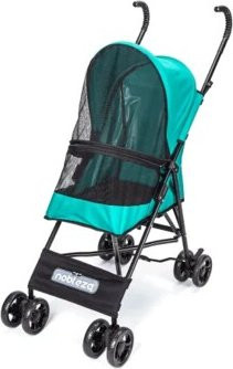 nobleza Haustierwagen für Hunde und Katzen in Grün mit schwarzem Gestell, Breite: 42,0 cm, Tiefe: 42,0 cm, Höhe: 94,0 cm - Bild 1