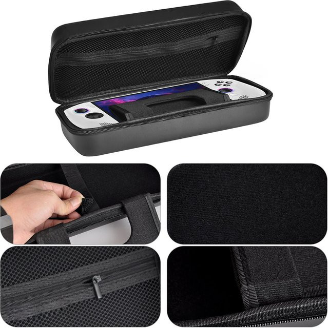 Lenovo EVA Hartschalen-Tragetasche für Legion Go Handheld-Spielkonsole in Schwarz - Bild 1