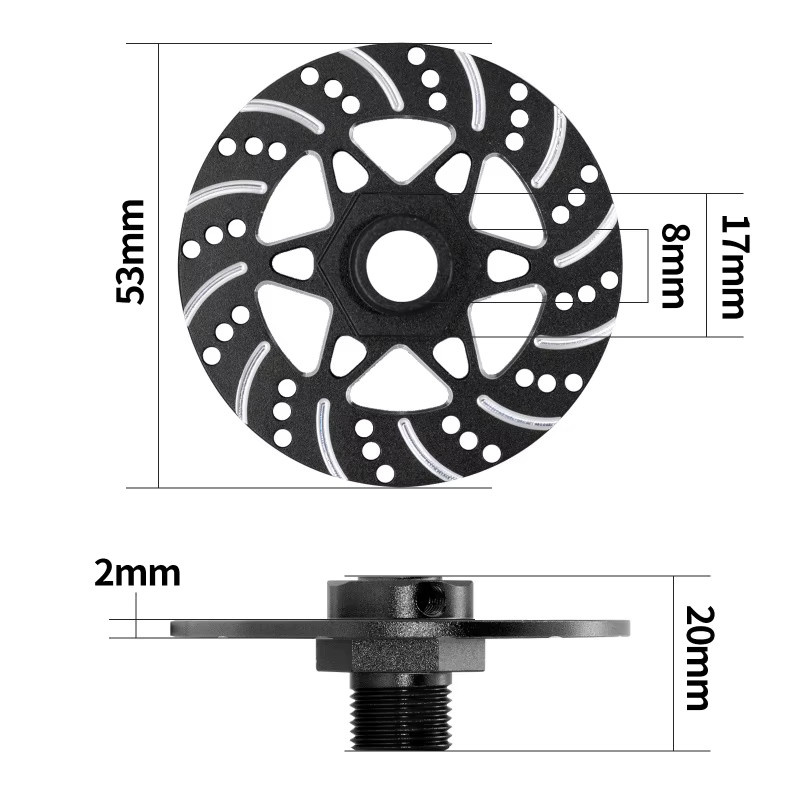 Arrma Bremsscheibe, Zubehör, Blau, Metall - Bild 3