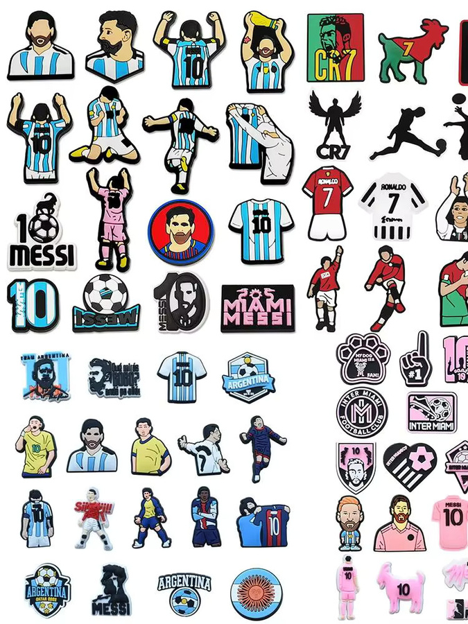 Potdemiel Schuhcharms Fußball-Superstar, Kinder, Herren - Bild 4