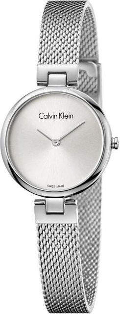Calvin Klein Armbanduhr, Quarz, Edelstahl, Weiß, Damen - Bild 1