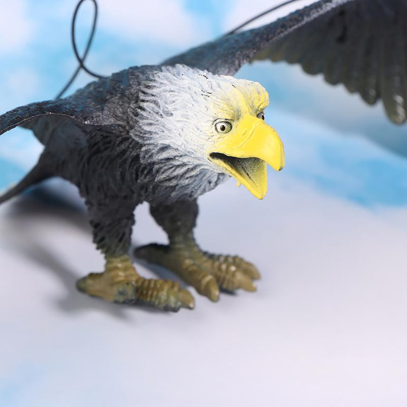Gracy Adler Figur zur hängenden Vogelabwehr in Grau, 22 cm Höhe - Bild 2