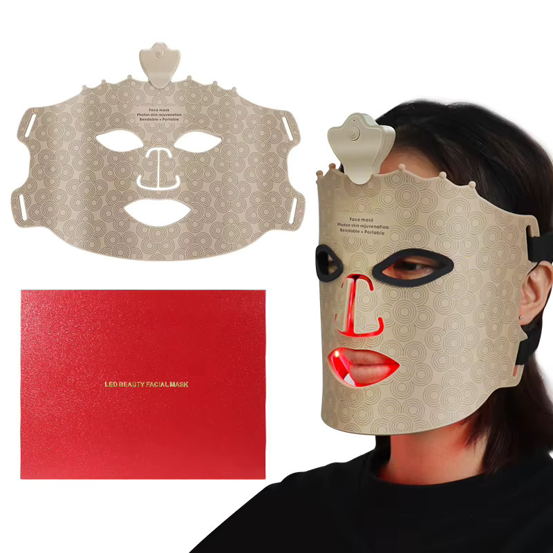 UBilli LED-Gesichtsmaske, Silikon, Schwarz, Unisex - Bild 3