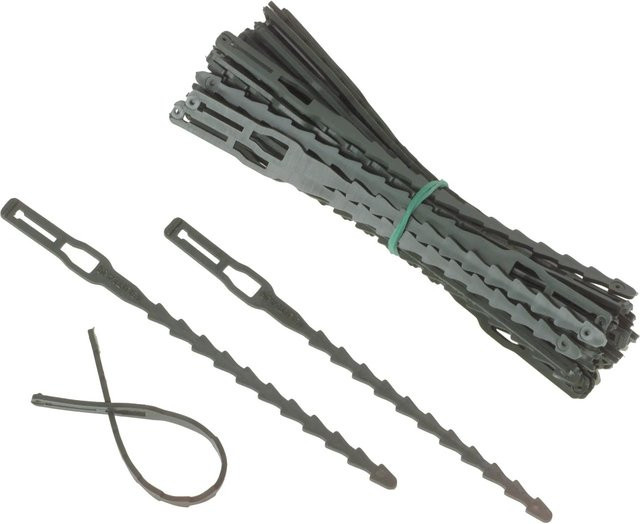 Pflanzenbinder aus Kunststoff für Haus und Garten, 50 Stück, Höhe: 13 cm - Bild 1