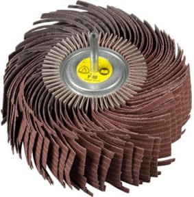 Klingspor Schleifmopräder MM 630 LS 309 JF Korn 80, Durchmesser: 180 mm, Breite: 25 mm, Höhe: 6 mm, Farbe: Braun - Bild 1