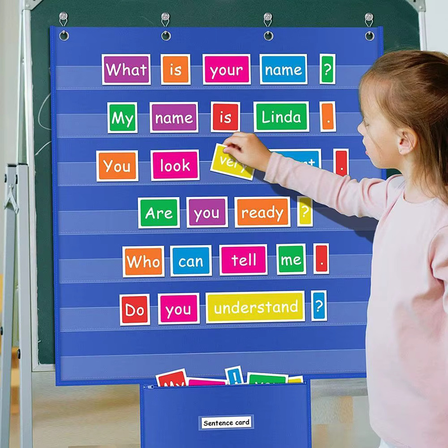 Langlebige Taschenkarte für den Unterricht in der Schule und im Homeschooling, Beige, Kunststoff - Bild 4