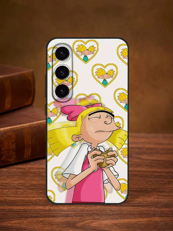 Hey A-Arnolds Cartoon Soft Cover Handyhülle für Samsung Galaxy S21 S22 S23 S24 S25 S26 Ultra FE Plus 5G A52S in Multicolour - Bild 4