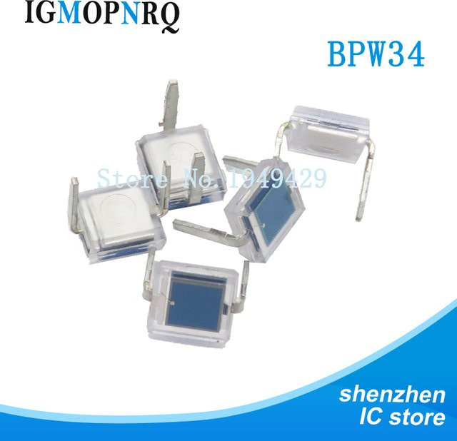 10er Set BPW34 Fotodiode in transparent - Bild 1
