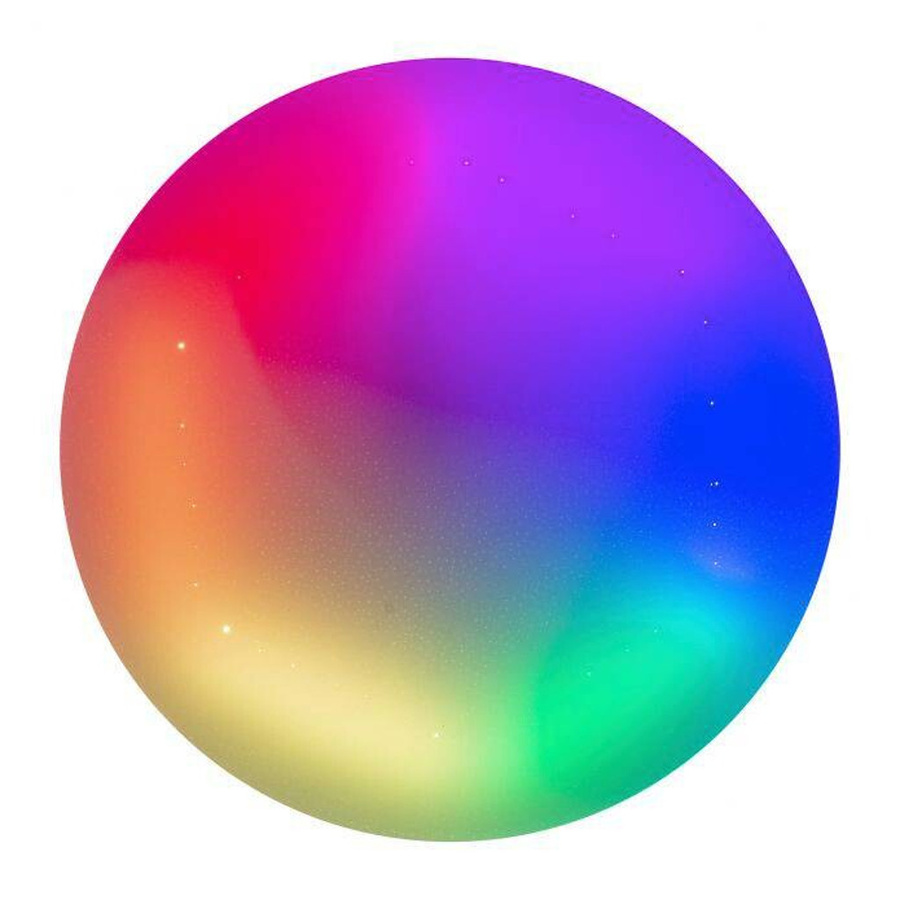 Näve LED-Deckenleuchte Rainbow weiß, dimmbar mit Fernbedienung, Bunt, H: 7 cm, B: 58 cm - Bild 2
