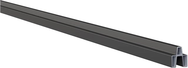 T&J Alu-Zwischenleiste U-Profil aus Aluminium in Anthrazit, Länge: 180 cm - Bild 1