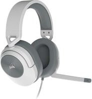 Corsair HS55 Stereo Gaming Headset On-Ear, Weiß/Grau, kabelgebunden mit 3,5 mm Klinke - Bild 1