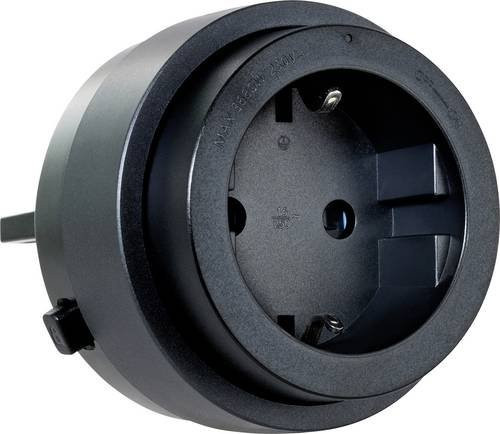Schwaiger Stromschienen-Plug MSPS0230 Steckdosenadapter mit USB-C und USB-A in Schwarz - Bild 2