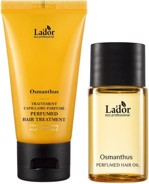 Lador Osmanthus Haar-Set, Protein, 60 ml, für strapaziertes Haar - Bild 1