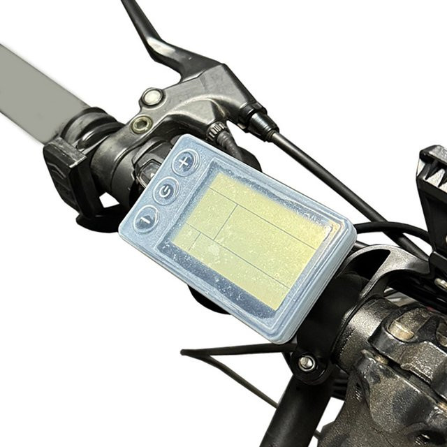 S866 LCD Silikon Schutzhülle für elektrische Fahrrad-Displays, transparent, regendicht und staubgeschützt - Bild 1