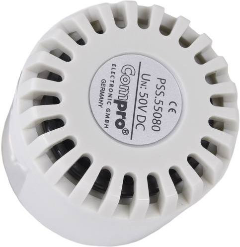 ComPro Signalsirene PSS.55.030.W Einzelton 12 V/DC 110 dB in Weiß - Bild 1
