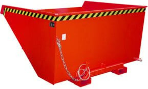 Bauer Südlohn Spänebehälter EXPO-E 2100, lackiert, Farbe: Feuerrot - Bild 1
