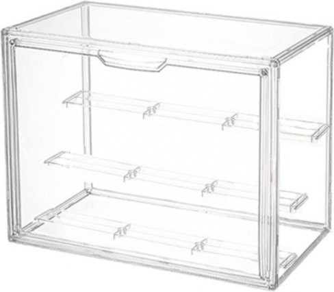 Stapelbare und staubdichte Sammelorganisatoren aus transparentem Acryl als Präsentationsregal - Bild 1