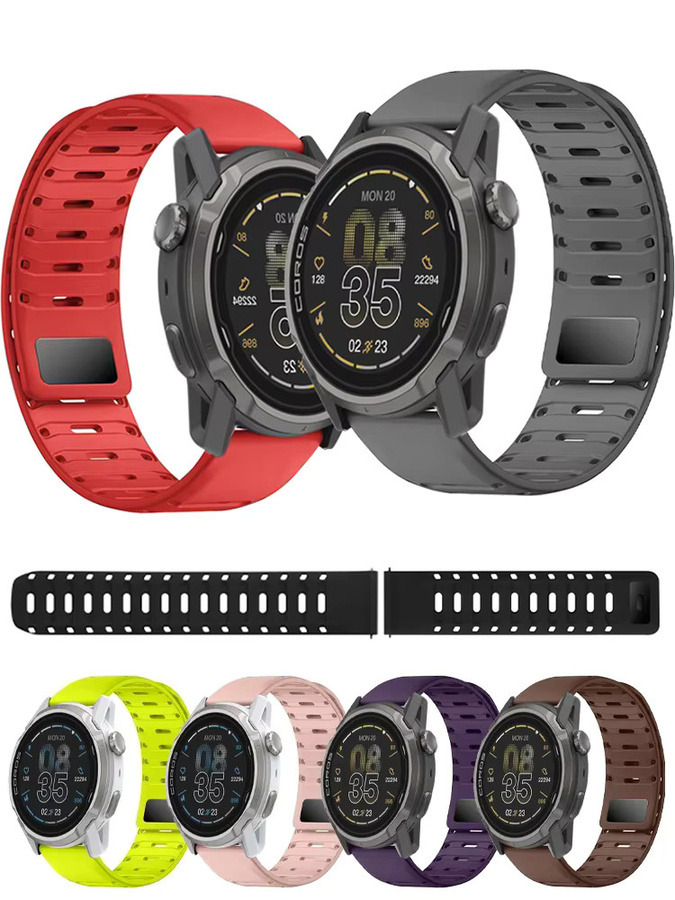 COROS Uhrenarmband Silikon, 22 mm, Magnetschnalle, Unisex - Bild 4