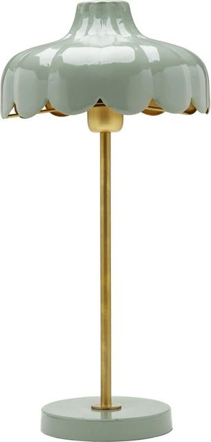 PR Home Wells Tischleuchte aus Metall in Grün und Gold, B: 24 cm, T: 50 cm, H: 50 cm - Bild 1