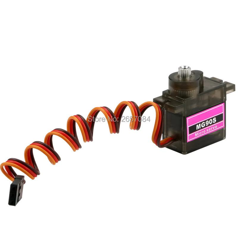 Real Hawk MG90S Mini Servo mit Metallgetriebe, 4-teiliges Set - Bild 3