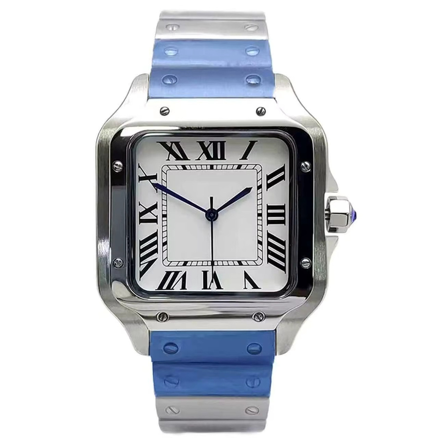 PARNSRPE Armbanduhr, Automatik, Edelstahl, eckig, Herren - Bild 5