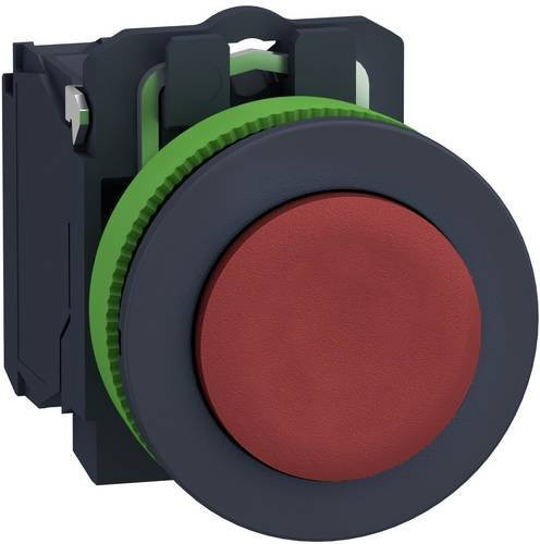 Schneider Electric Harmony XB5F Drucktaster in Rot aus Kunststoff, vorstehend, 30mm - Bild 1