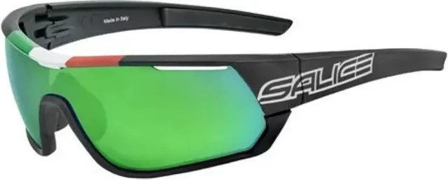 Salice 006RW Sonnenbrille, Wrap, Vollrand, Unisex, Black, Multicolour, Plastic - Bild 1