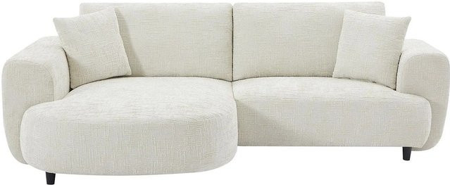 Rulama Ecksofa in Beige ohne Schlaffunktion mit Stoffbezug Breite: 250 cm, Tiefe: 84 cm, Höhe: 154 cm - Bild 1