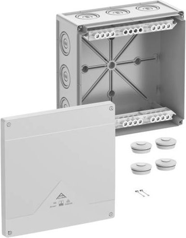Spelsberg Abzweigkasten Grau IP66 IP67 IP69 B/T/H: 25,2 x 25,2 x 12,0 cm - Bild 1