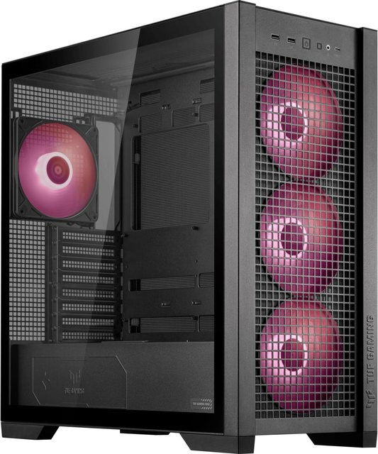 ONE GAMING Gaming PC AR701 in Schwarz und Silber mit AMD Ryzen 7 5700X, RX 9060, 16GB RAM, 1TB NVMe SSD und Windows 11 - Bild 1