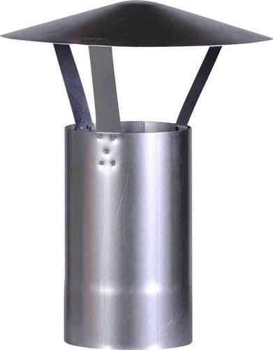 Firefix A120/RH Regenhaube aus Aluminium in Silber - Bild 1
